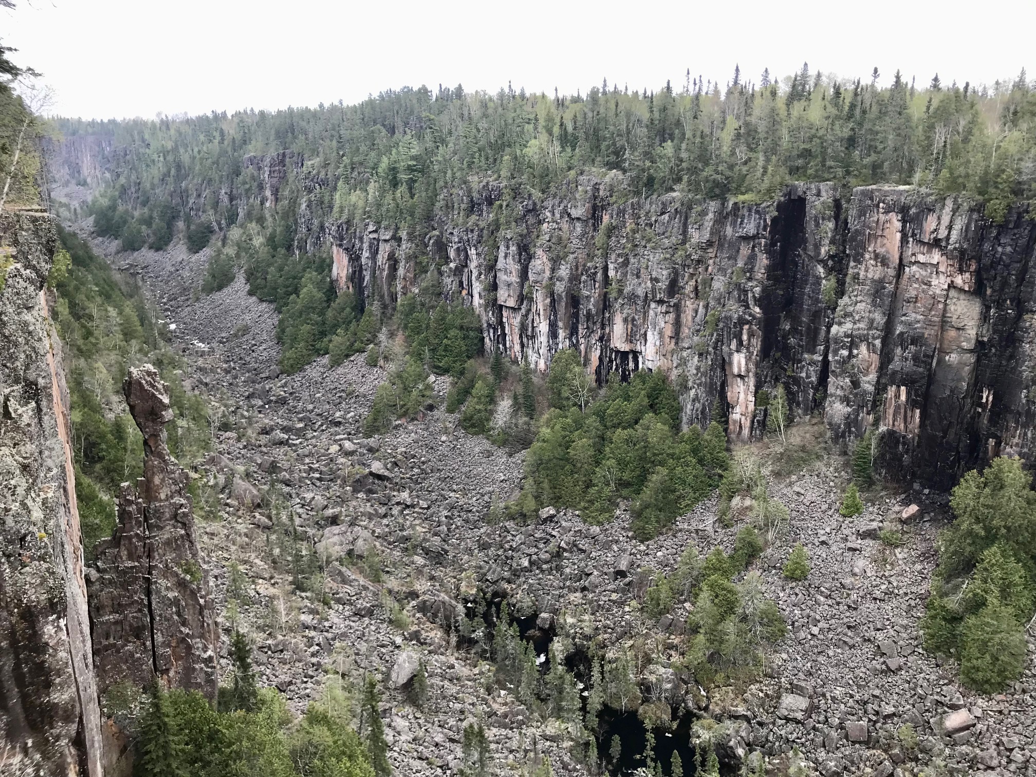 Ouimet Canyon in Northern Ontario